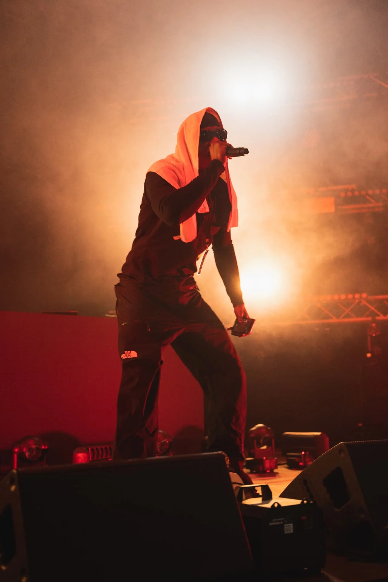 Live-Performance im Scheinwerferlicht